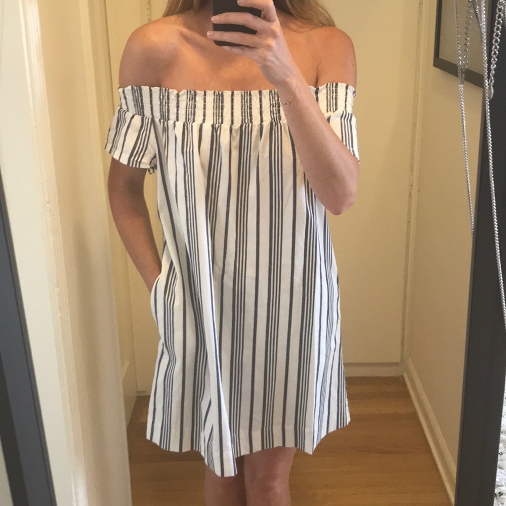 Denim Stripe Dress